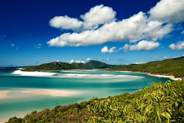 Whitehaven beach, Australië — Stockfoto