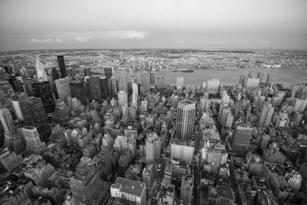 New York stad 's nachts — Stockfoto