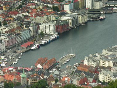 Bergen, Norveç 'in mimarisi