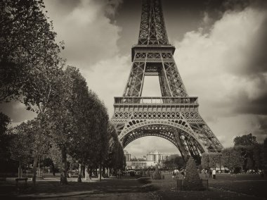 View of Paris, France clipart