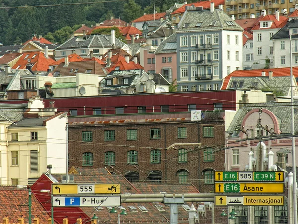 Arquitectura de Bergen, Noruega —  Fotos de Stock