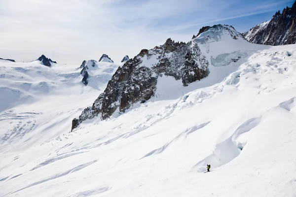 Adamın Kayak — Stok fotoğraf