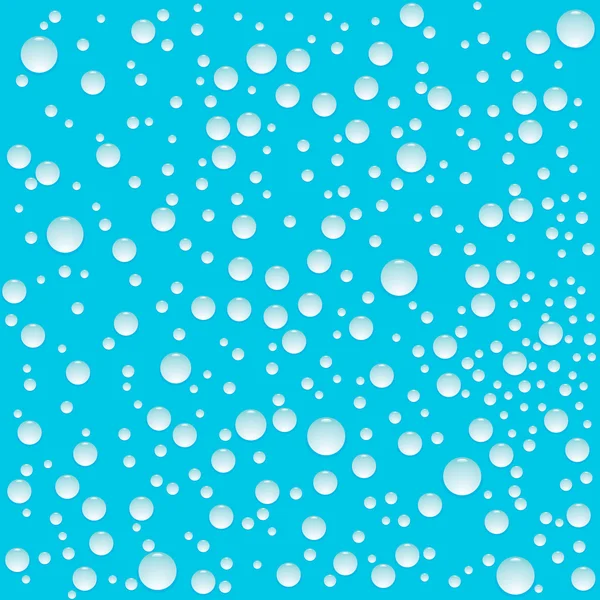 Niebieskie krople wody tło — Wektor stockowy