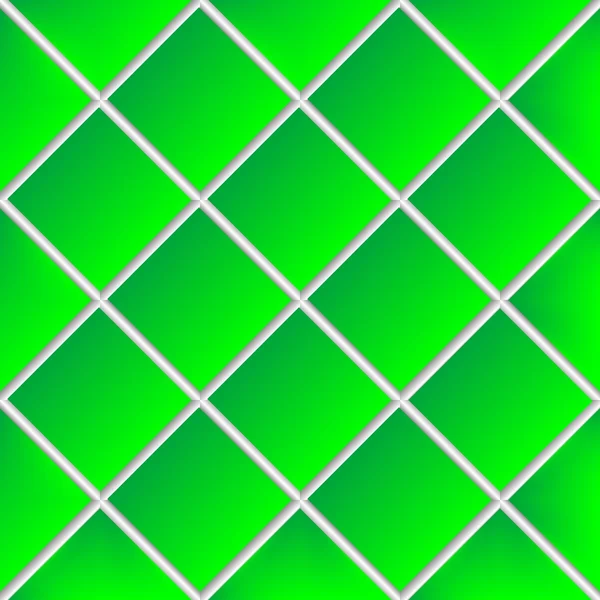Зелена затінена керамічна плитка — стоковий вектор