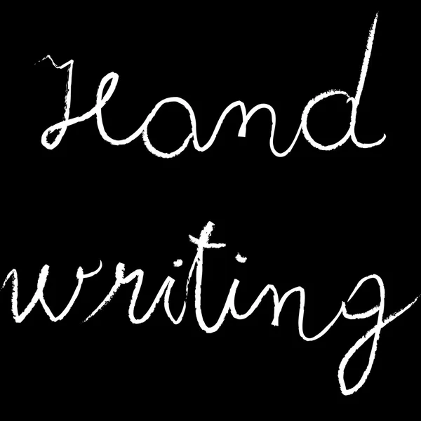 Hand writing — Stock Vector