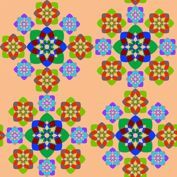 Texture de formes géométriques sans couture — Image vectorielle