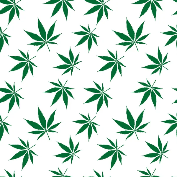 Modèle sans couture de cannabis étendu Vecteurs De Stock Libres De Droits