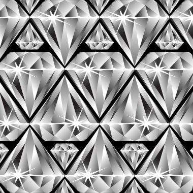 Diamonds pattern clipart