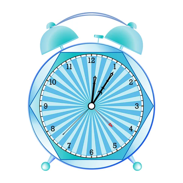 Fancy alarm clock — Stock Vector
