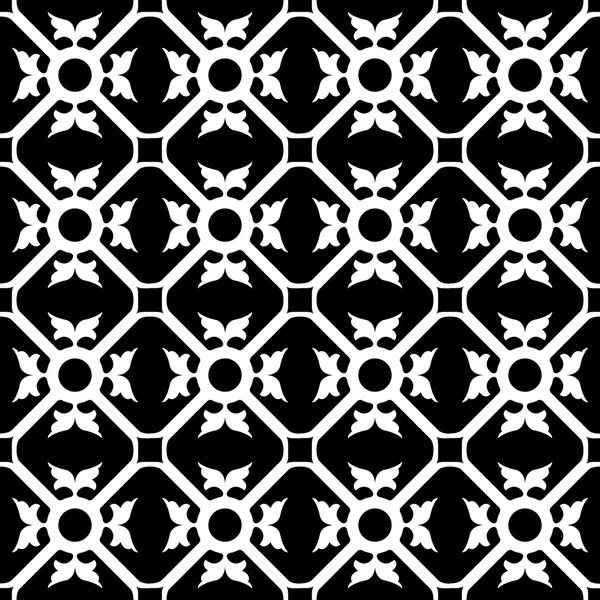 Modèle de fleur symétrique — Image vectorielle