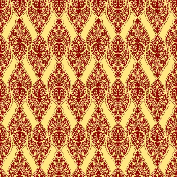 Червоний Дамаських текстури — стоковий вектор