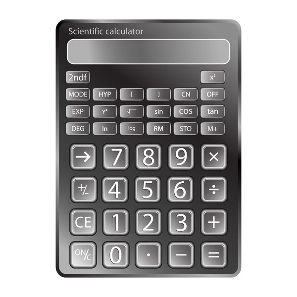 Калькулятор против белого — стоковый вектор
