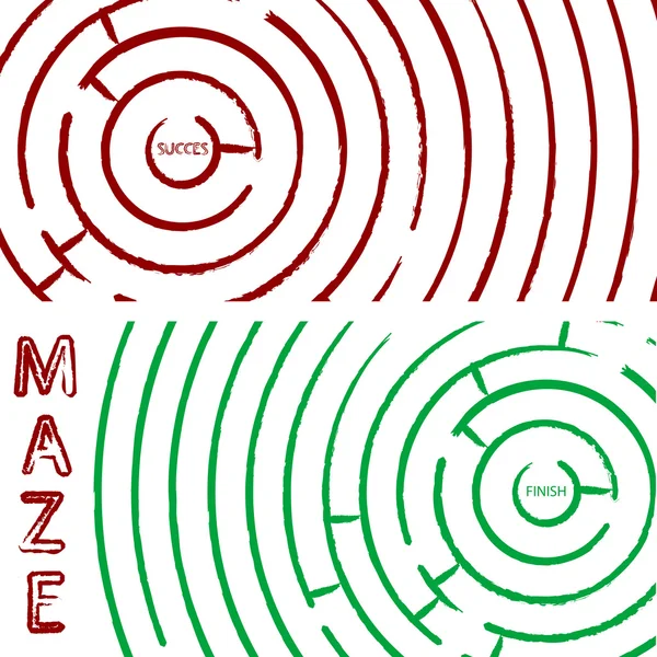 Maze concept — Stock Vector