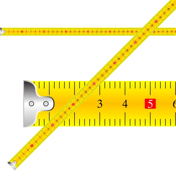 测量磁带矢量 — 图库矢量图片