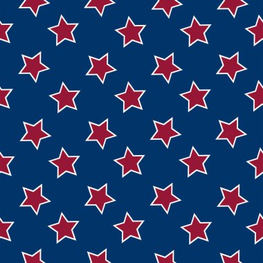 American flag stars background vector