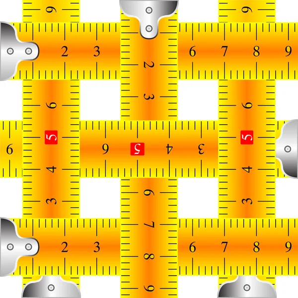 Measuring tapes mesh — Stock Vector