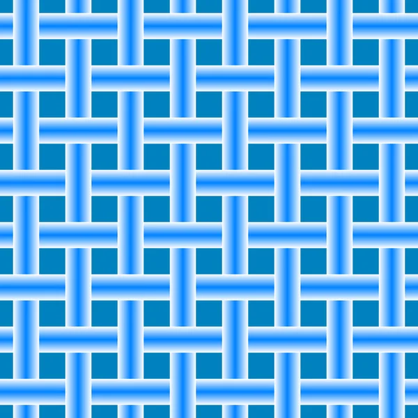 Maille horizontale sans couture bleue — Image vectorielle