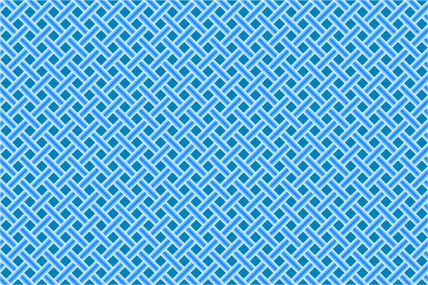 Blauwe naadloze diagonale mesh — Stockvector