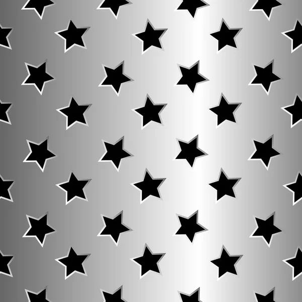 Texture des étoiles métalliques — Image vectorielle