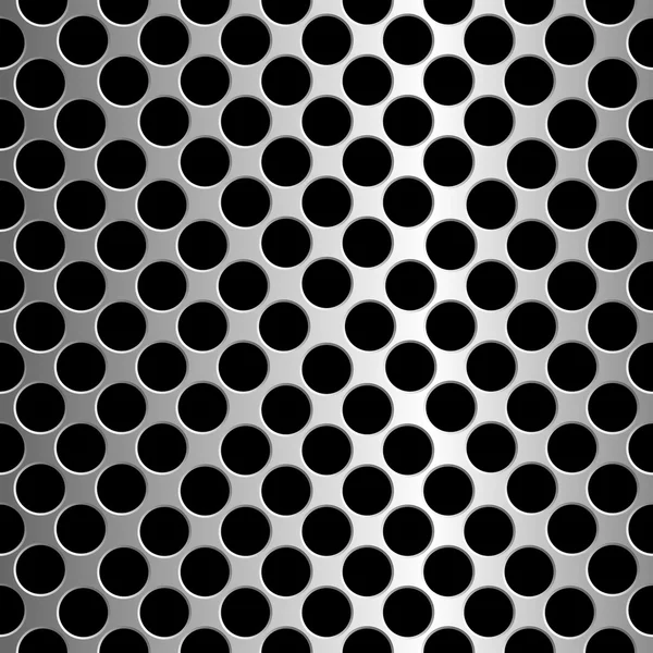 Texture des cercles métalliques — Image vectorielle