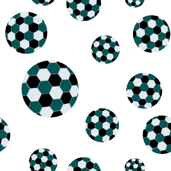 Modèle sans couture de football — Image vectorielle