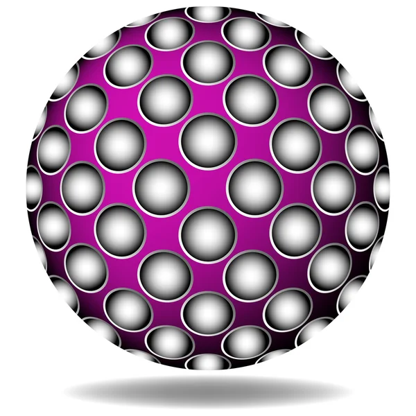 Фіолетовий абстрактних сфери — стоковий вектор