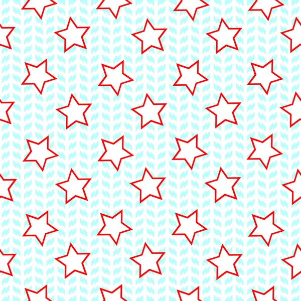 星のシームレスなパターン — ストックベクタ