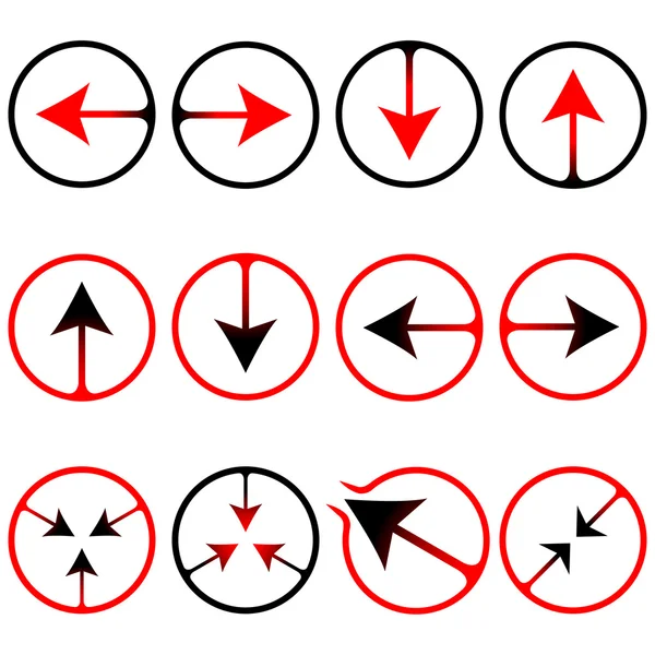 Iconos de flechas — Vector de stock