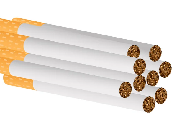 Cigarety s filtrem — Stockový vektor