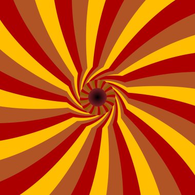 kavisli ışınları desen