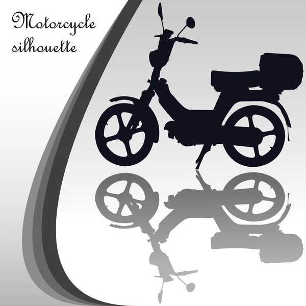 Motorcykel siluett — Stock vektor