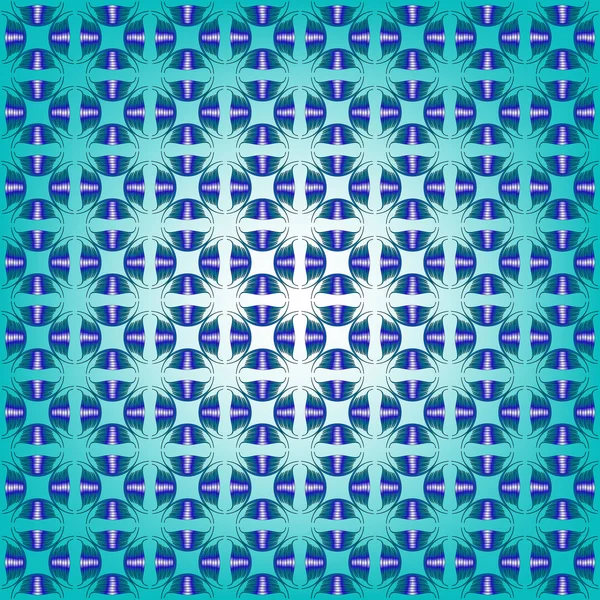 Abstrakt blått sömlöst mönster — Stock vektor