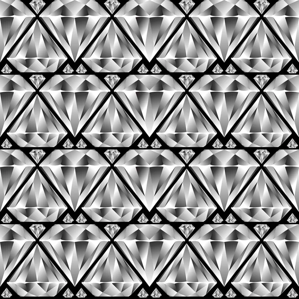 Modèle sans couture diamant — Image vectorielle