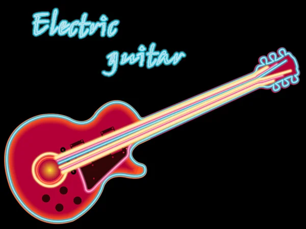 Electric guitar — Stock Vector