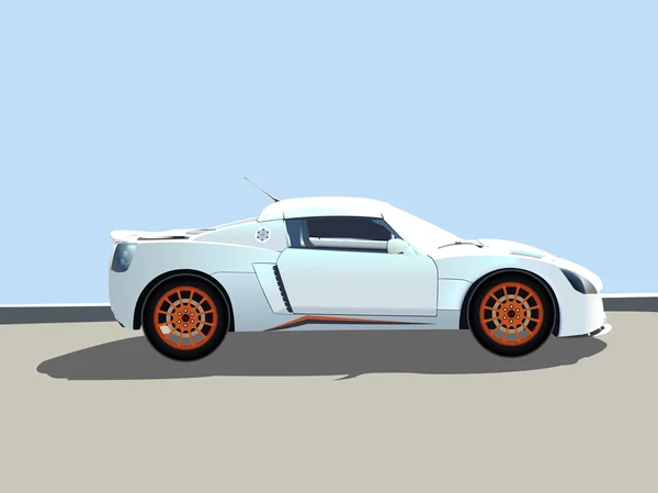 Sportovní auto ilustrace — Stockový vektor