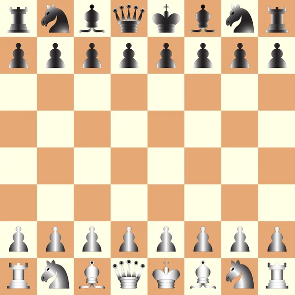Шахові фігури — стоковий вектор