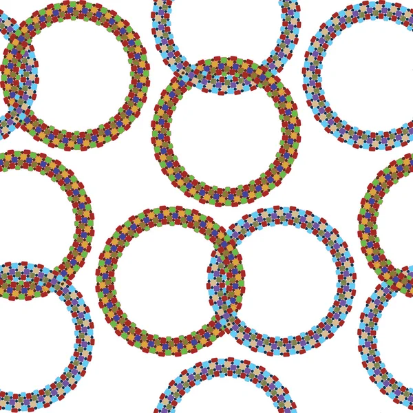 Rings seamless pattern — Stock Vector