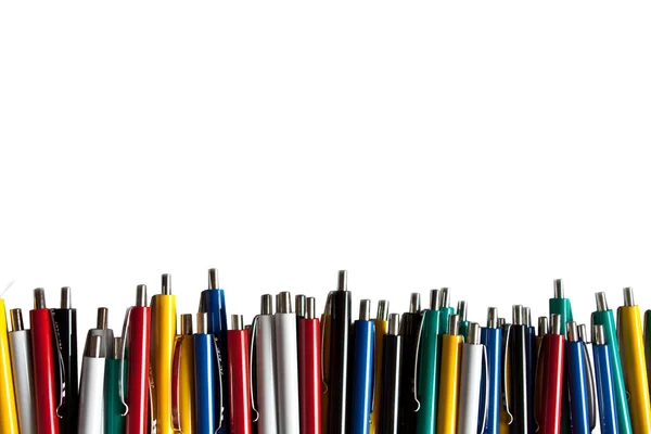 Фон з кольорових ручок — стокове фото