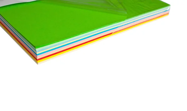 Χρωματιστά χαρτιά — Φωτογραφία Αρχείου