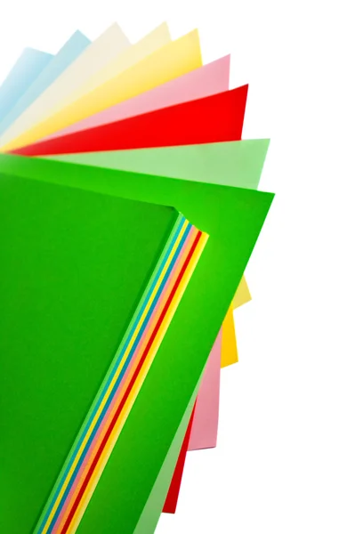 Χρωματιστά χαρτιά — Φωτογραφία Αρχείου