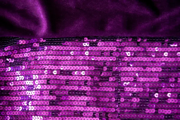Фиолетовый бархат и блестки — стоковое фото