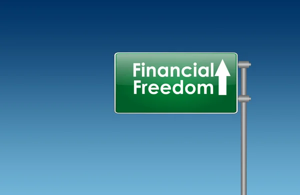 stock image Green financial freedom