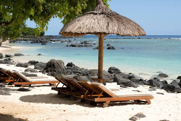 Playa tropical de Mauricio — Foto de Stock