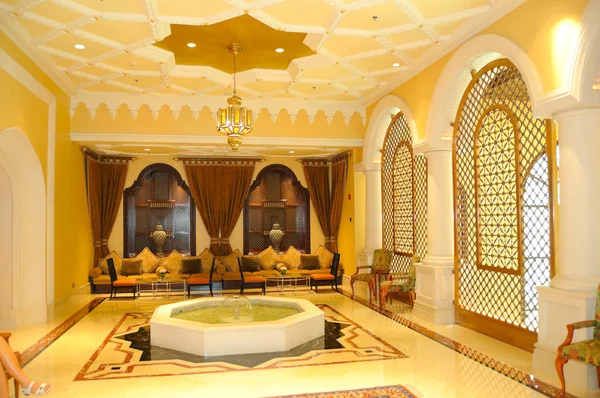 Reception area in luxury hotel — Stock Photo, Image