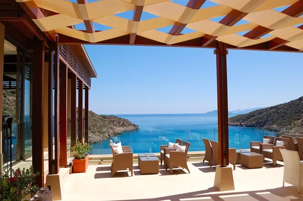 Havet relaxavdelning av lyxhotell — Stockfoto