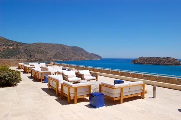Havet relaxavdelning av lyxhotell — Stockfoto