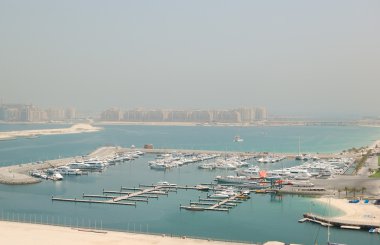 Dubai marina yat Park ve jumeirah palm