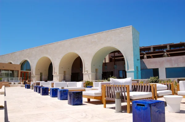 Área de recreação no hotel de luxo, Creta, Grécia — Fotografia de Stock