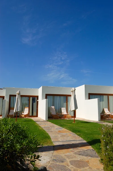 Summer vacation at luxury villa, Crete, Greece — Stock Photo, Image