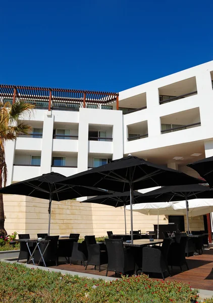 Recreatiegebied van de luxe hotel, Kreta, Griekenland — Stockfoto